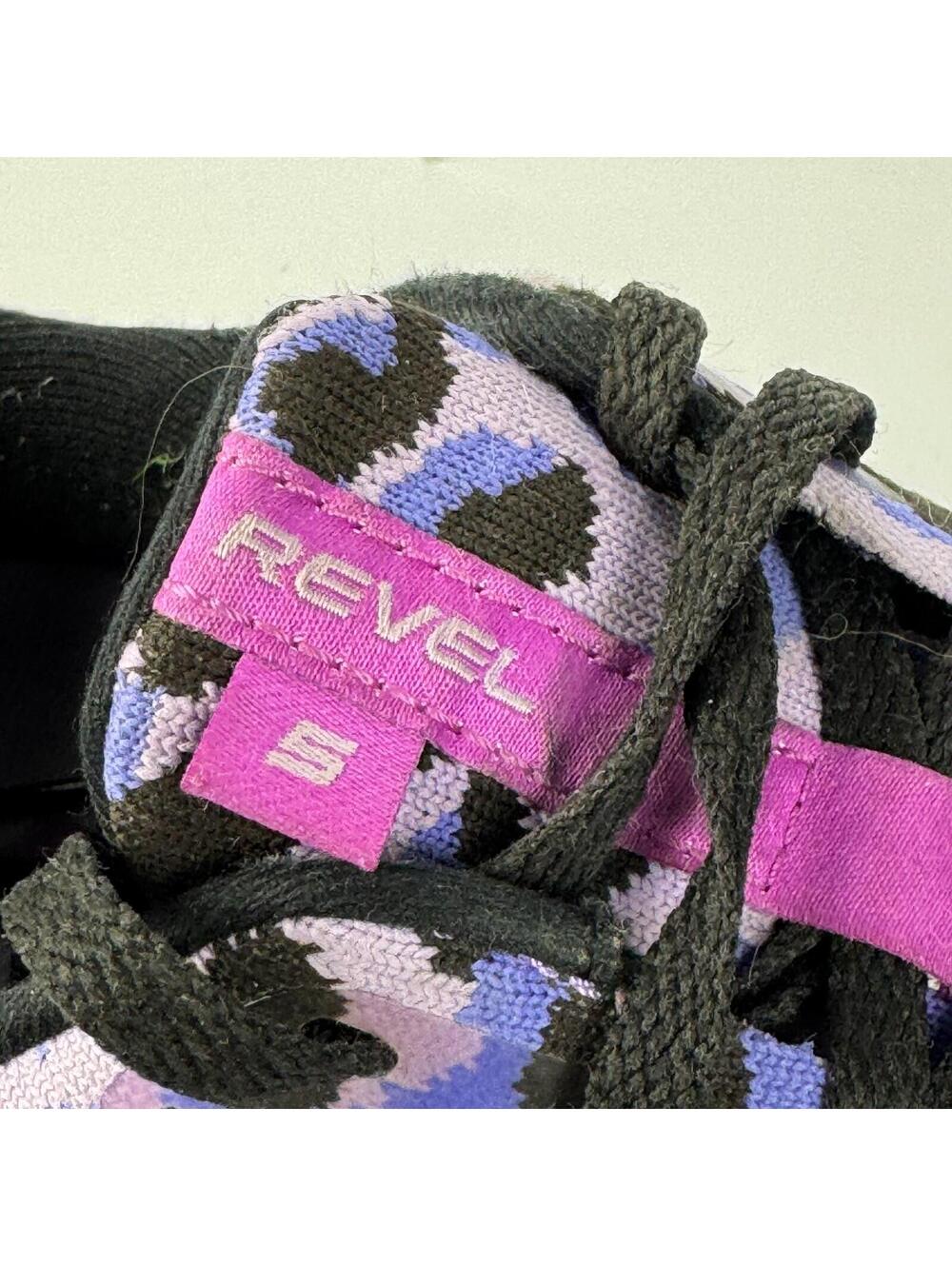 Brooks Revel 5 Purple Leopard Print Athletic Running Shoes Womens Size 10 - Picture 6 of 11